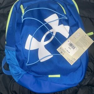 Under Armour Vibrant Blue Backpack with White Logo